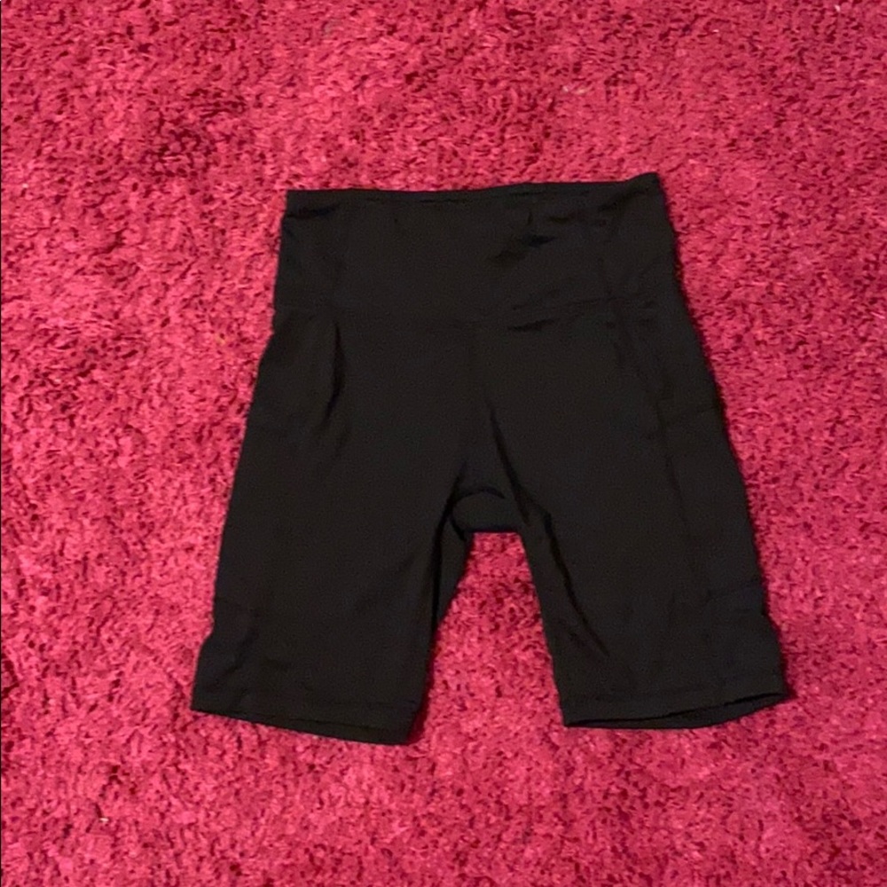 Spandex biker shorts